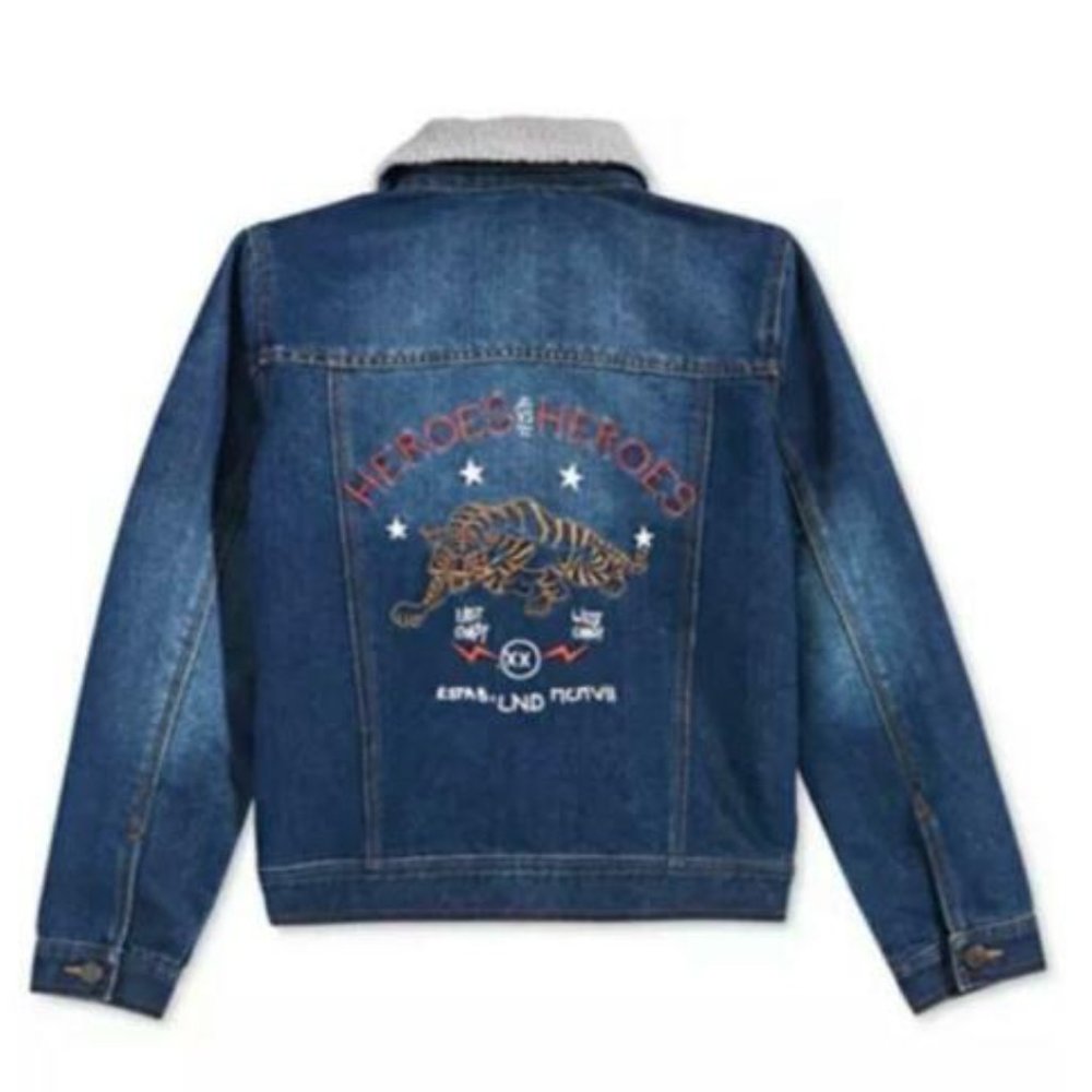 Epic Threads Embroidered Denim Jacket Size S - Picture 2 of 12